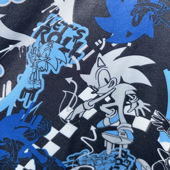 Sonic the Hedgehog Hoody Kids size 6 excellent used condition - Picture 2 of 5